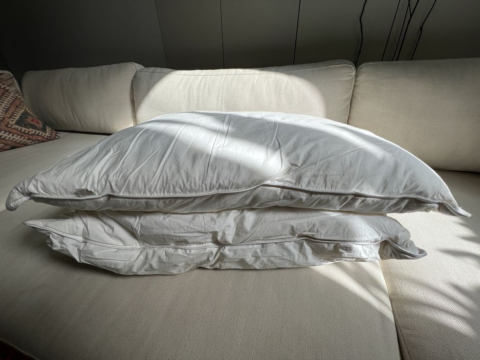 Almofadas de penas Zara Home - novas