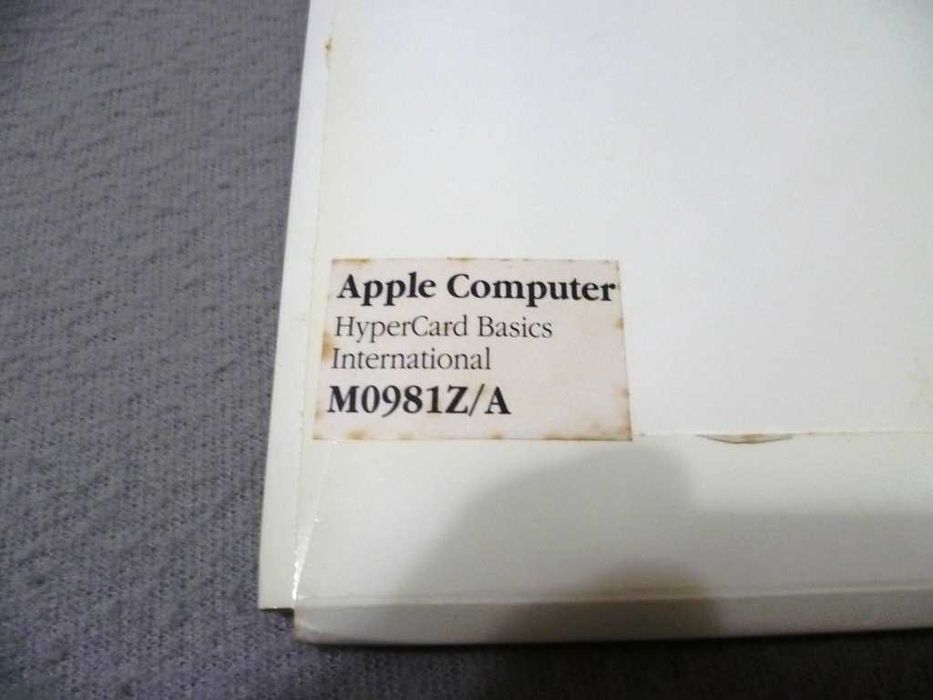 Apple HyperCard Basics Software Vintage for Mac – Original64585739337347122