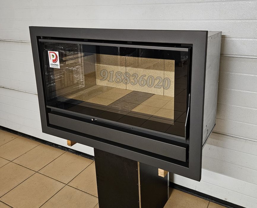 Recuperador Calor Lenha L-90cm  Com Ventilação - NOVOS