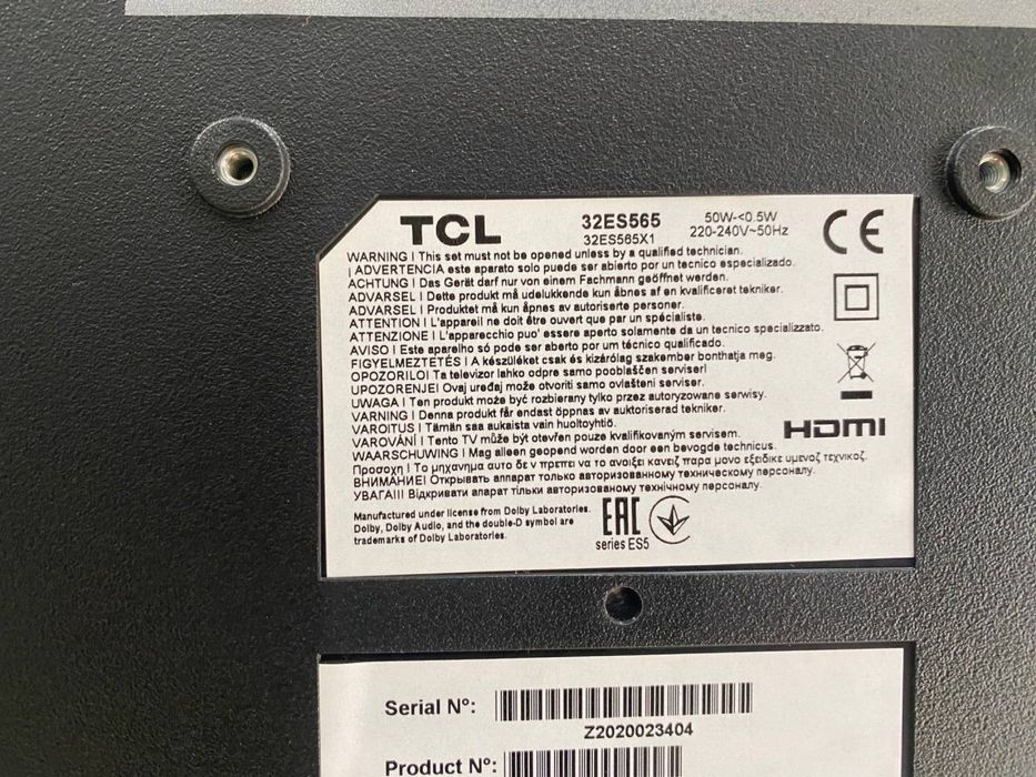 Телевізор TCL 32ES565 SMART TV