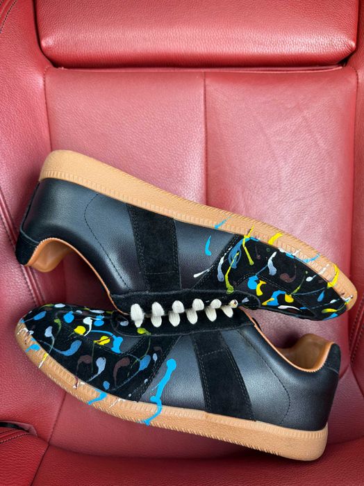 (БЕЗ ПЕРЕДОПЛАТИ) Maison Margiela MM6 Black Paint найк марджела чорні