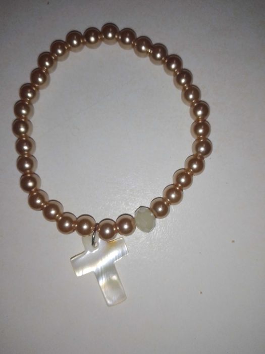Pulseira castanha em excelente estado