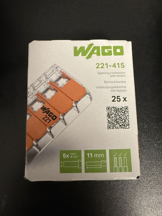 Kostki WAGO 5x4mm nowe nie odpakowane