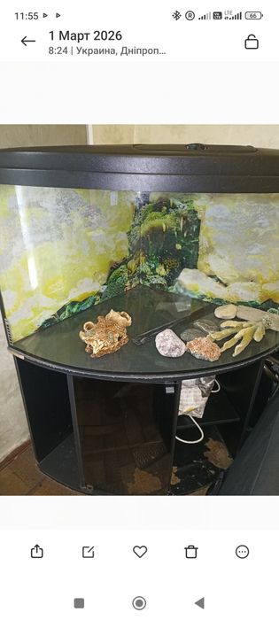 Продам аквариум угловой