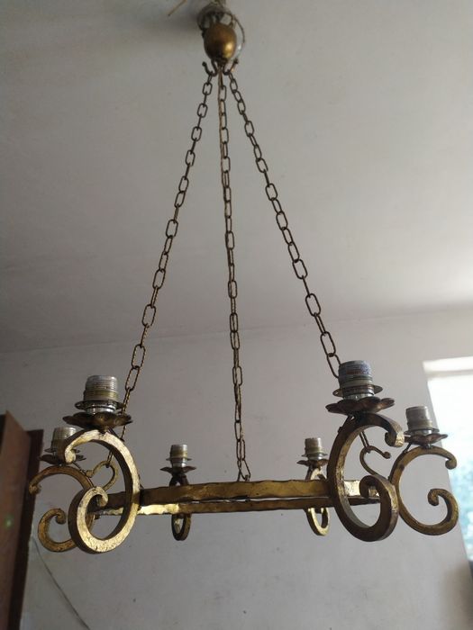 Люстра латунь longobard Италия