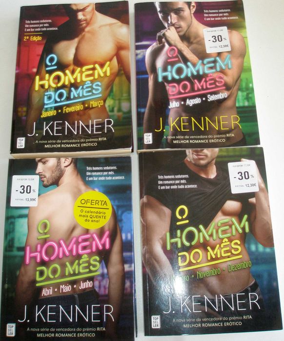O Homem do mês - Melhor romance erótico - 4 livros