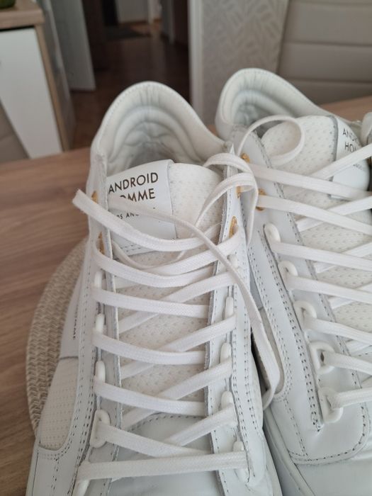 Buty sportowe męskie ze skóry naturalnej