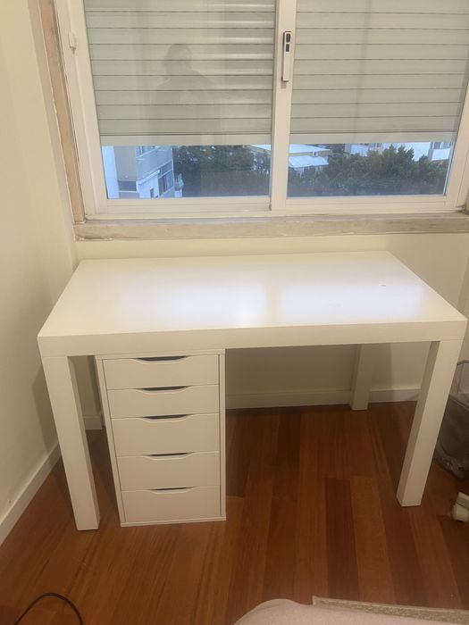 Secretaria lacada branco