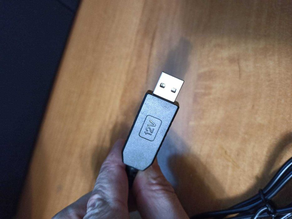 Кабель для живлення роутера від павербанка usb dc 5v -> 12v