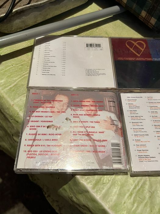 Lote 6 CDs Originais – Simple Minds, OMD, MTV Ibiza 99, MTV Greatest Hits e outros