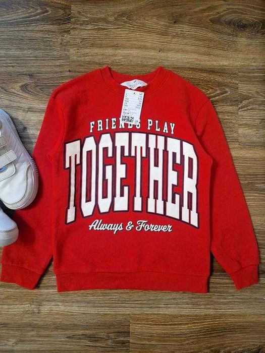 Теплий байковий світшот на флісі від h&m