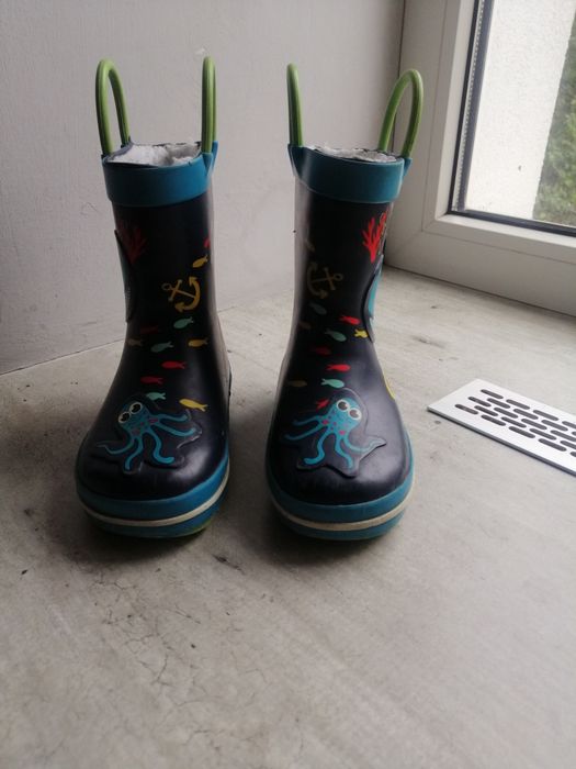 Резинові чоботи 22 р, утеплені