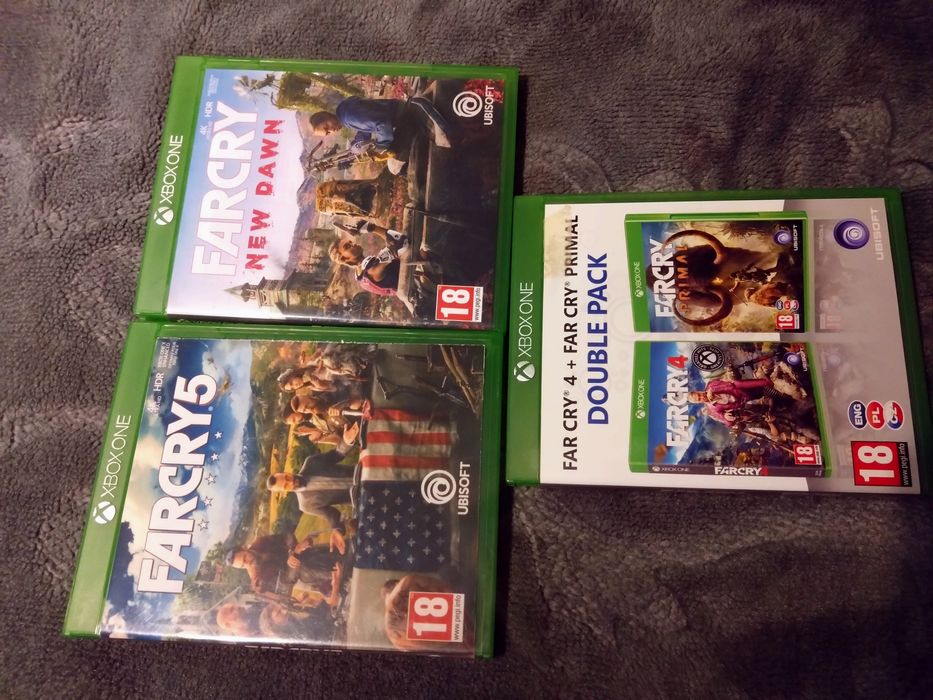 Zestaw gier Farcry Xbox one S/X
