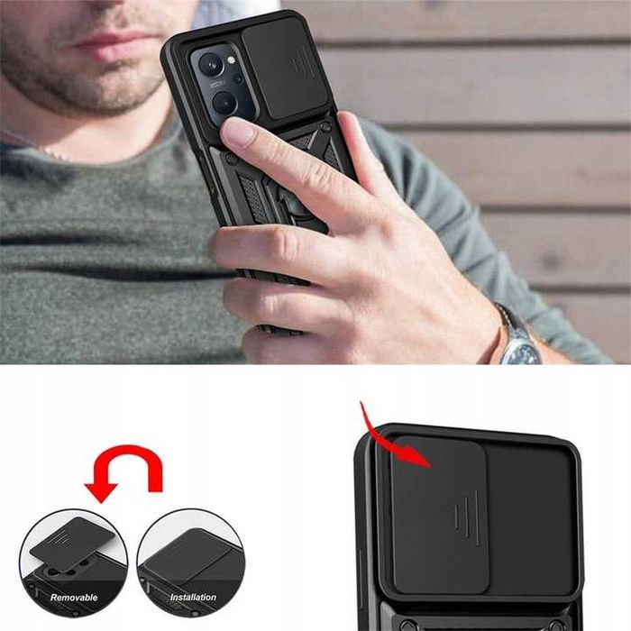 Etui Pancerne do Realme 9i + Szkło Hartowane