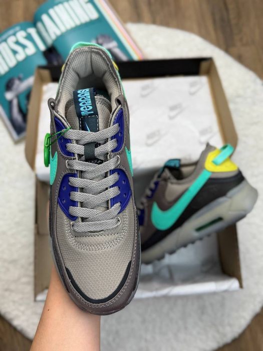 ТОП! Nike Air Max 90 Terrascape Beige Black Mint 39 - 45 найк аір макс