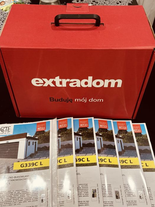 Projekt garazu 35m2 - ProArte G339C L - Extradom