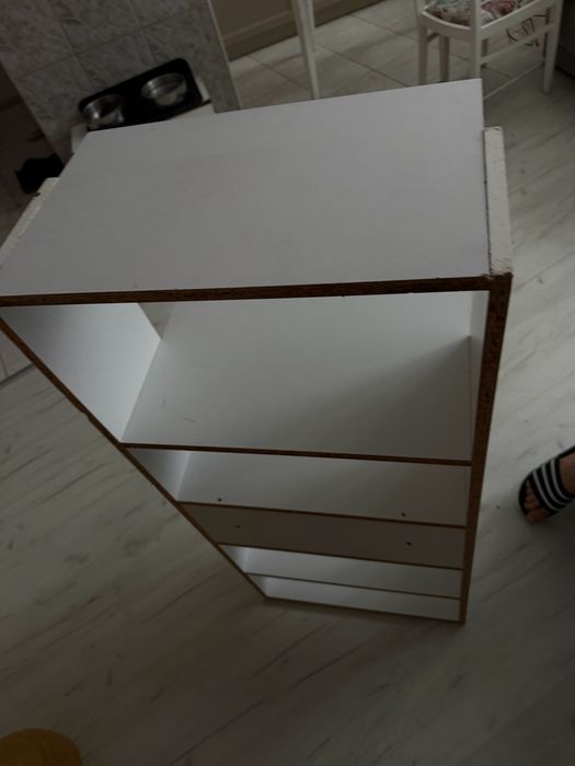 bialy regal szafka polka na ksiazki