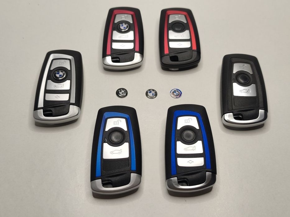 Carcaça Chave Comando BMW F-Series F10 F11 F30 F20 F31 F32 F25 F15 3 / 4 Botões Cores Frisos Lâmina Novo