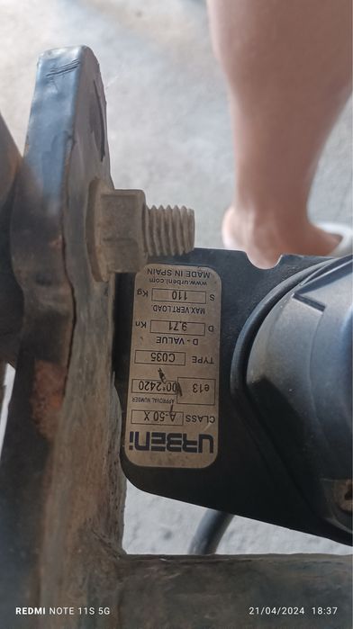 Gancho de reboque com estalaçao eletrica