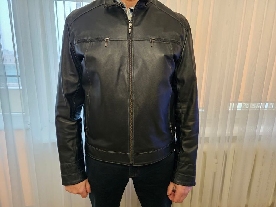 Kurtka skórzana męska xxl zimowa