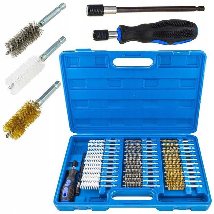 Набір щіток для очищення гнізд форсунок свічок 1/4" 8-19 мм  F05429