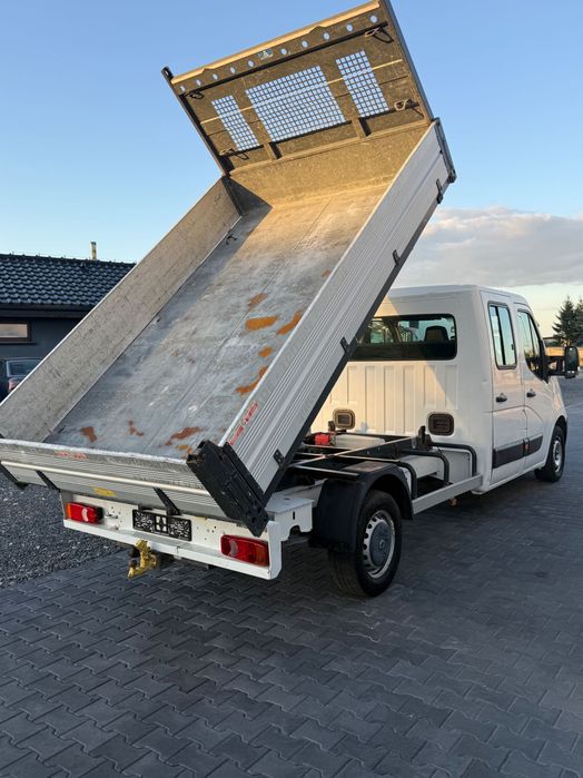 Opel Movano wywrotka, doka brygadówka, 7 osobowy. klima master, sprinter