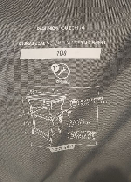 Szafka kempingowa Quechua