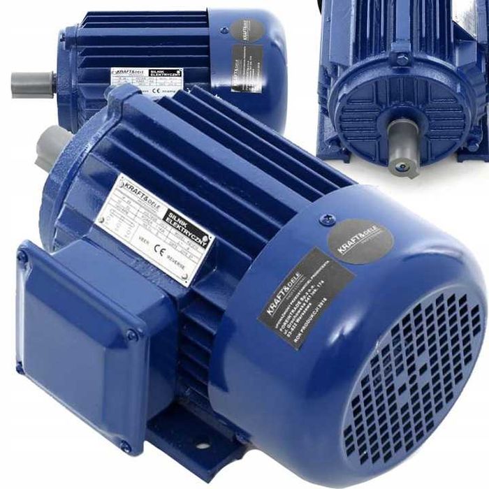 Silnik elektryczny 3 fazowy trójfazowy 400V 1,5kW 1400rpm 24mm KD1811
