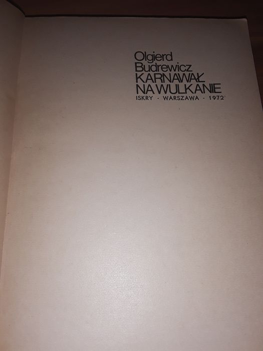 Karnawał na wulkanie Olgierd Budrewicz