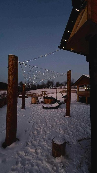 Domek na wynajem z gorącą balią z hydromasażem na wyłączność