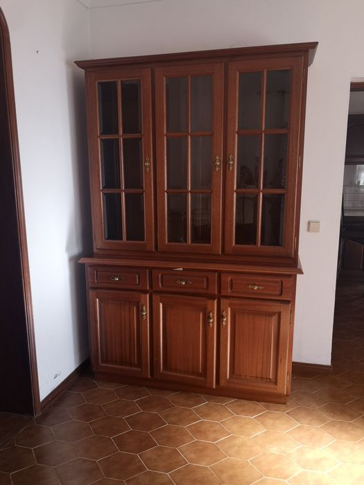 Móvel louceiro em mogno, novo