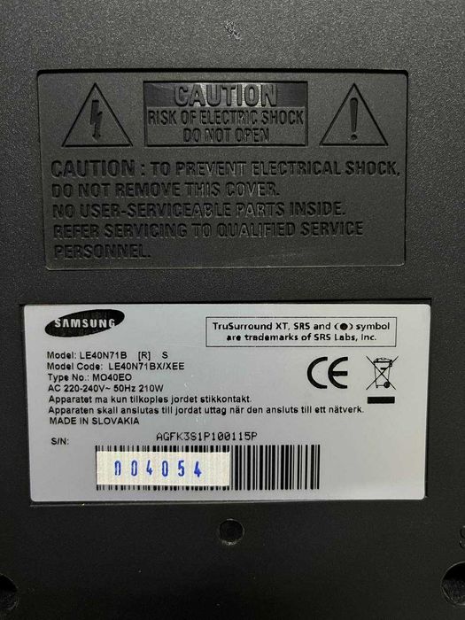 Телевізор Samsung  40”