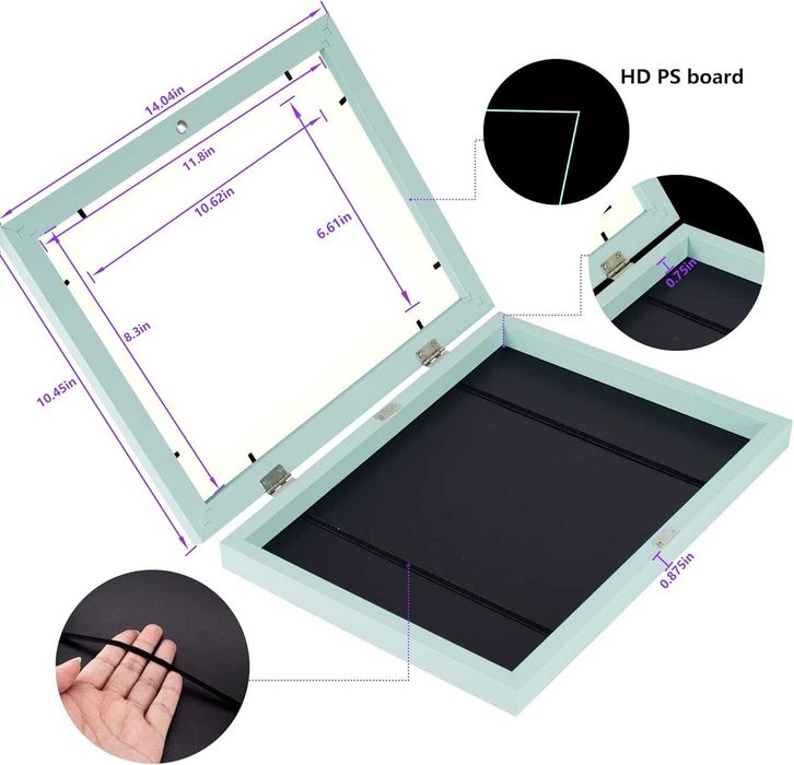 851 Sztuczna ramka dla dzieci z otworem z przodu, wymienna