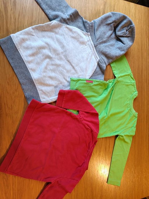 Bluza bluzka jesień zima zestaw 3 szt. r.86