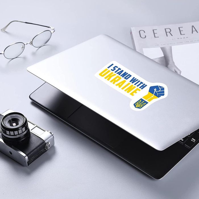 Naklejka „I Stand with Ukraine” 5 sztuk naklejek wspierających Ukrainę