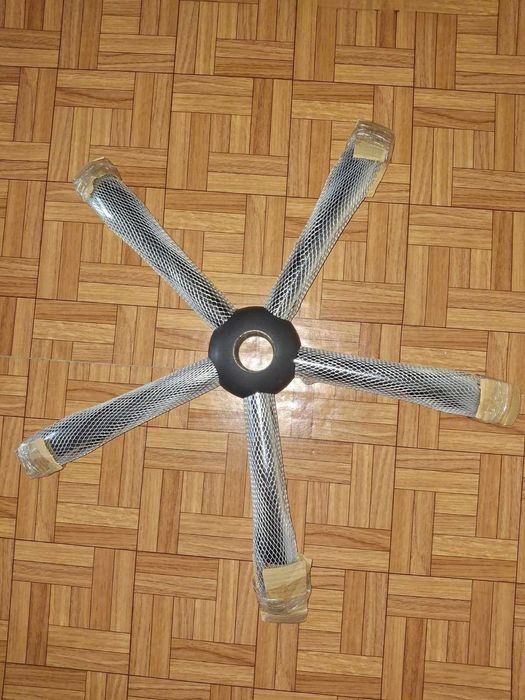 Крестовина для кресла хром