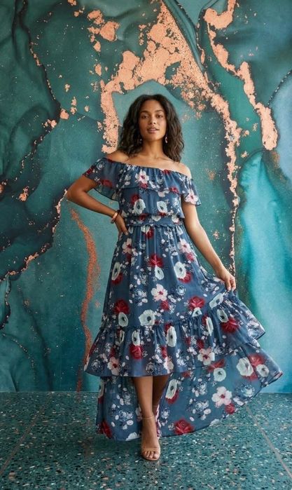 Sukienka damska w kwiaty quiosque rozmiar 38