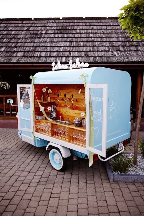 Prosecco Van Piaggio Ape Mobilny Bar Event Wolne terminy