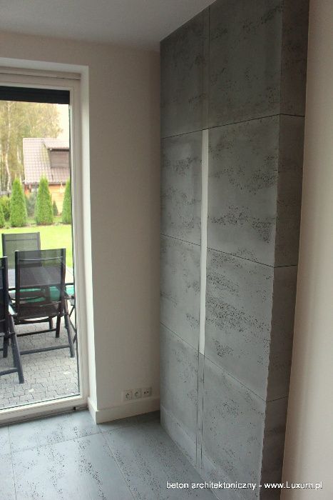 Beton architektoniczny - dekoracyjny PREMIUM Płyta betonowa na ścianę