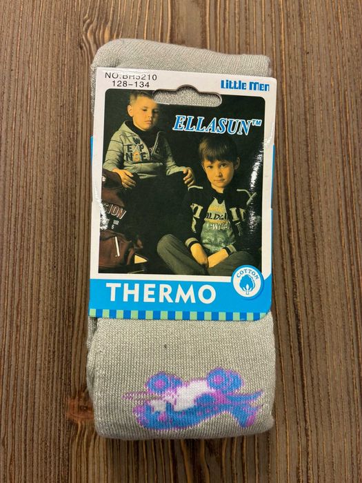 Rajstopy dziecięce thermo 128-134 ellasun