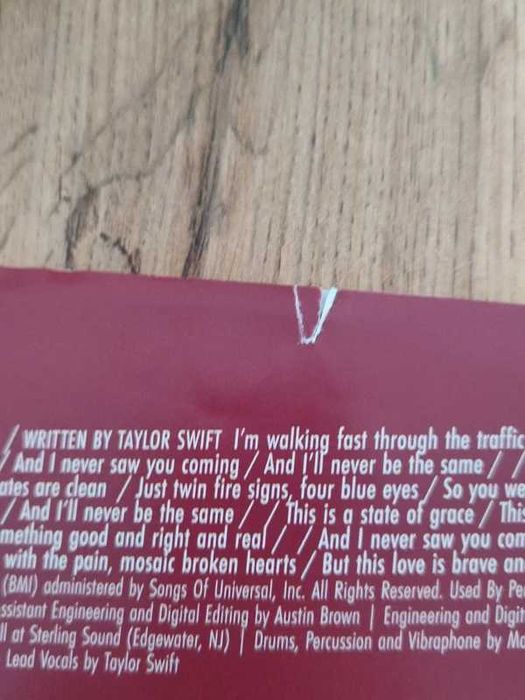 Winyl Taylor Swift Red TV 4lp