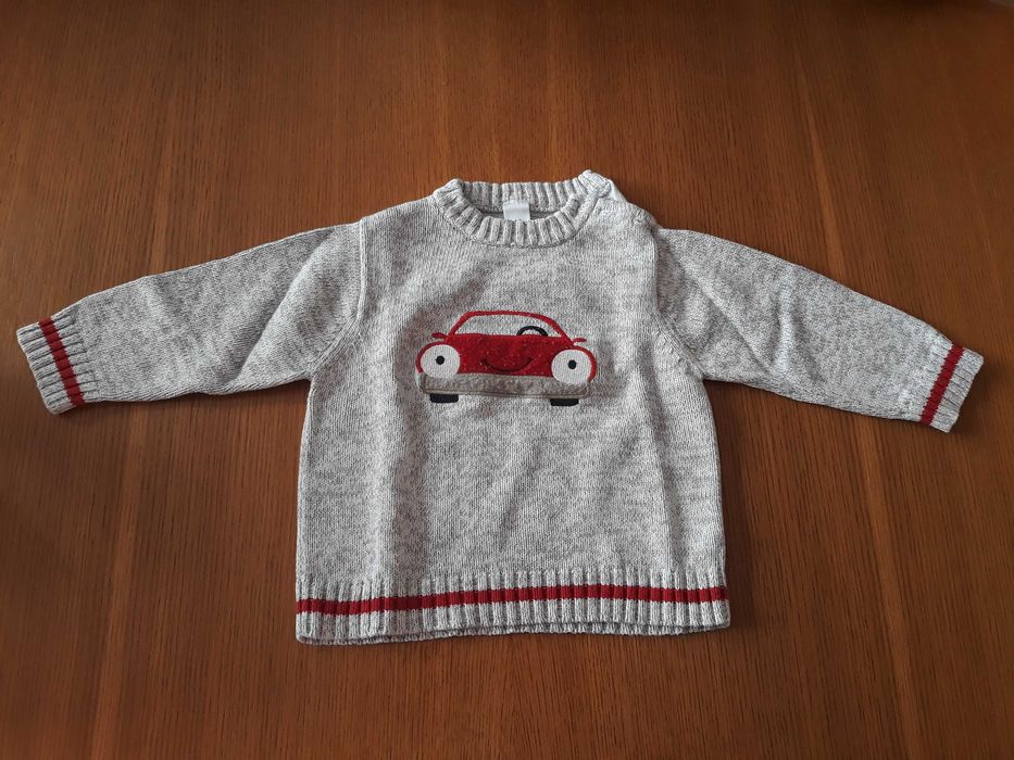 Sweter C&A i H&M, rozmiar 80, 2 szt.