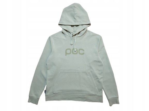 POC Bluza Męska z Kapturem Zielona Logo r. L
