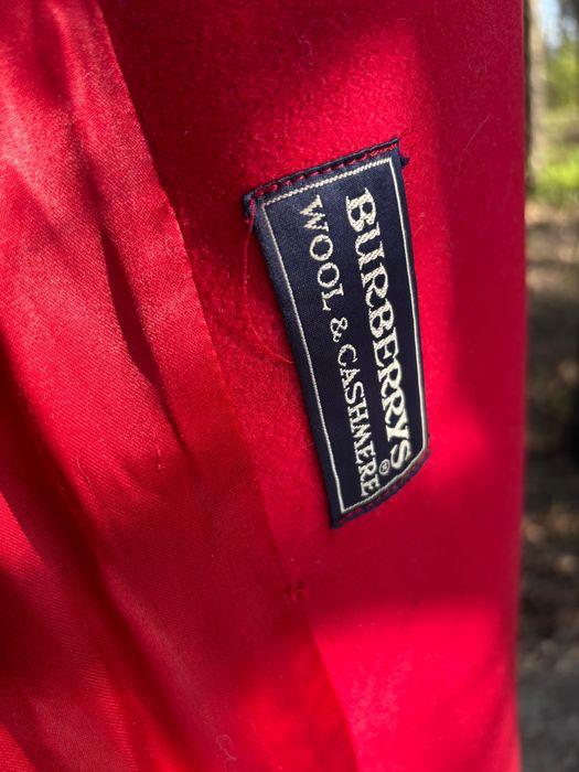 Burberry Ексклюзивне червоне пальто вінтаж