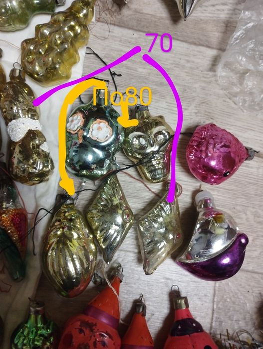 Новогодние игрушки  игрушки СССР