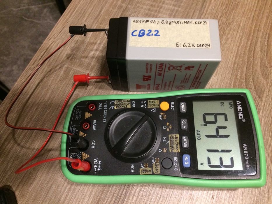 Якісний акумулятор AGM. свинцева батарея 6V 4.0Ah