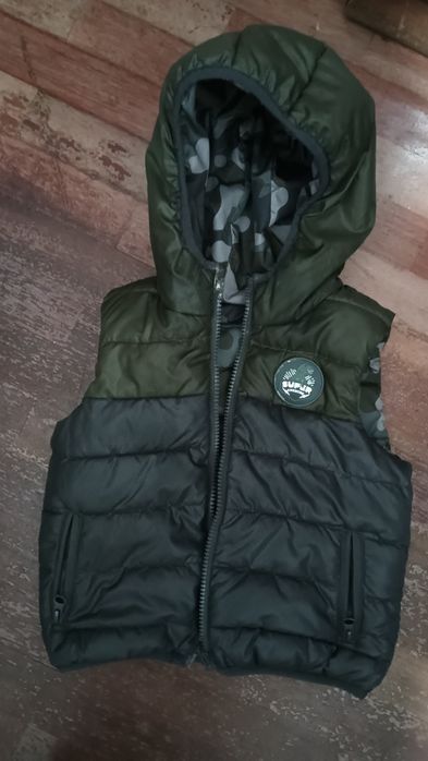 Casaco 1/2 anos reversível tipo tropa