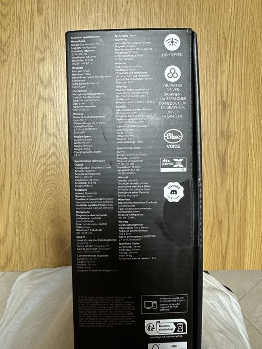 Logitech G Pro X2 Lightspeed (NOVO com GARANTIA)