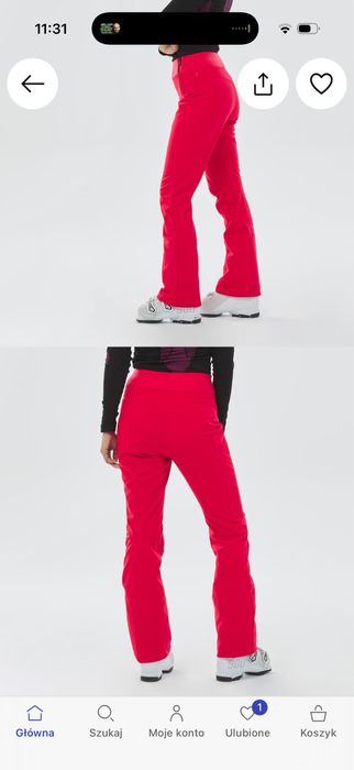 Nowe damskie spodnie narciarskie 500 Slim WEDZE Decathlon