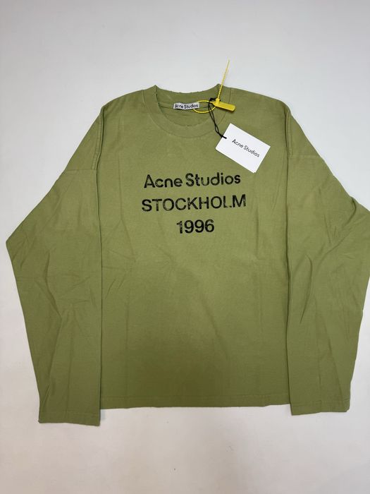 Лонгслів Acne Studios Green Oversized М L ERD vetements